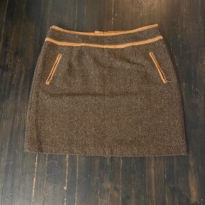 Bob Timberlake | Wool Blend Tweed Mini Skirt | Size 14